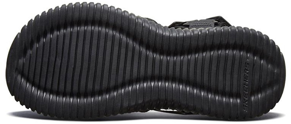 Skechers Elite Flex Velcro Sports Black Sandals 51722-BBK Shop Skechers Elite Flex Velcro Sports Black Sandals 51722-BBK