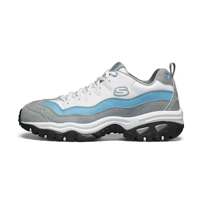 Skechers Energy Low-Top Running Shoes Grey/Blue