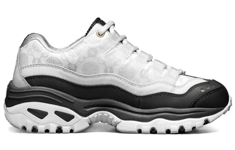 Order Skechers Energy Daddy Chaussures ''Blanc Noir'' 666130-WBK
