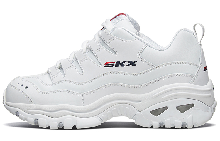 Skechers Energy Daddy Shoes 'White Blue Red' 51829-WML