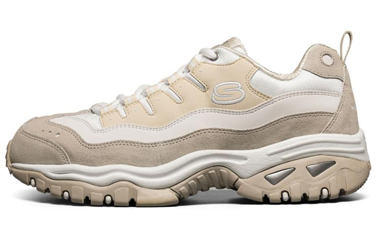 Skechers Energy Low Top Running Shoes Cream-White 999345-OFWT