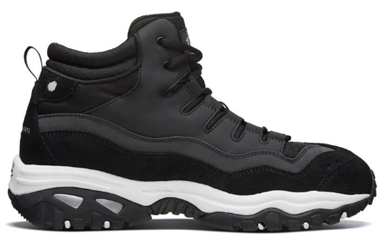 Lookbook Skechers Energy 輕便防滑 低筒老爸鞋 黑色