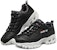 Skechers Kasut Sukan Kasual Wanita 'Hitam Biru Merah' 237012-BKW
