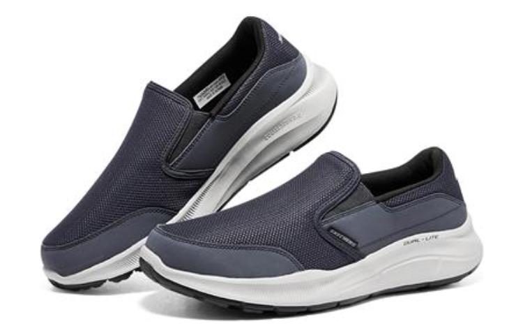 Shop Skechers 平衡者 5.0 減震耐磨 低筒 運動休閒鞋 海軍藍色