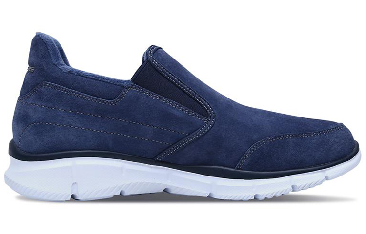 Order Skechers Equalizer 'Navy Blue Fleece-Lined Casual Slip-On' 666041-NVY