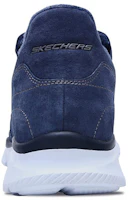 Shop Skechers Equalizer 'Navy Blue Fleece-Lined Casual Slip-On' 666041-NVY