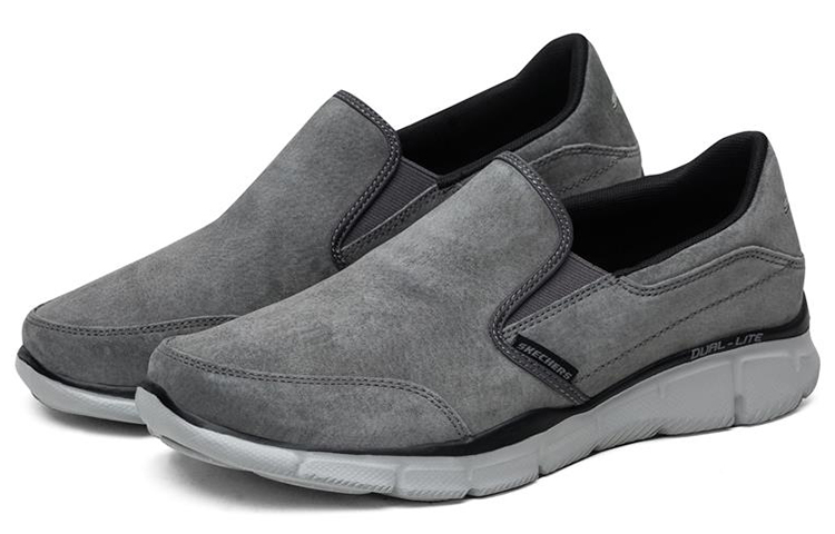 Lookbook Skechers Equalizer Slip-On 'Charcoal Grey' 51502-CHAR