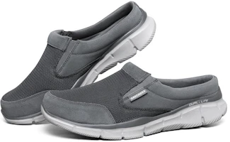 Lookbook Skechers Equalizer 休閒一腳蹬 炭灰色