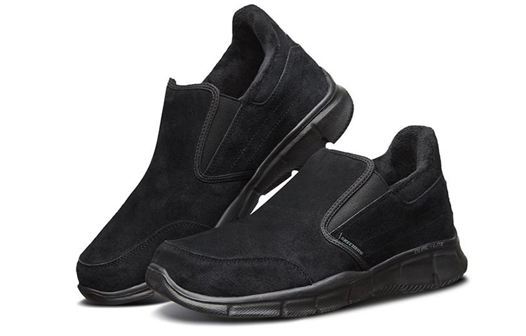Lookbook Skechers Equalizer 黑色休闲鞋低帮鞋 666041-BBK