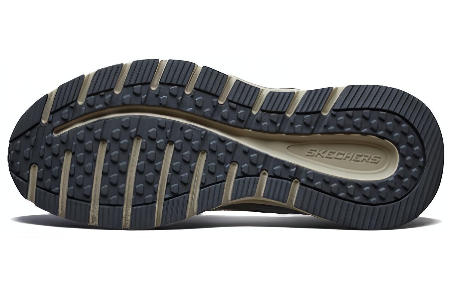 Shop Skechers 防滑舒適運動休閒鞋 灰褐色