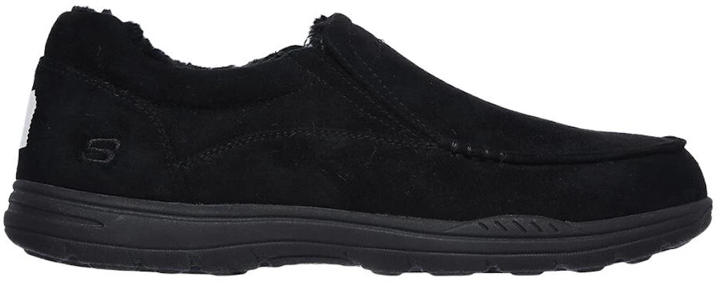 Skechers Expected 柔軟舒適 防滑耐磨保暖 低幫 運動休閒鞋 黑色 Order Skechers Expected 柔軟舒適 防滑耐磨保暖 低幫 運動休閒鞋 黑色