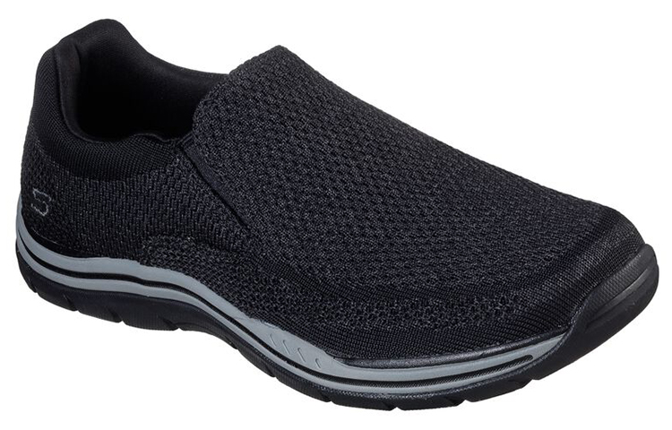 Lookbook Skechers Expected 'Hitam Anti-Selip' 65086-BLK