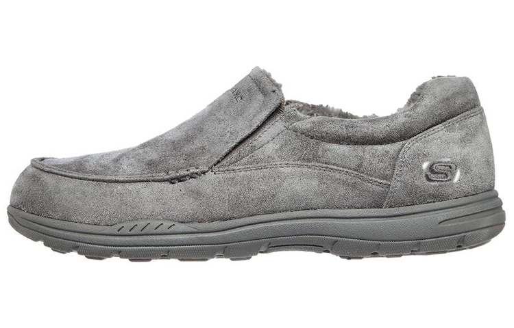 Skechers Expected Slip-On 'Grey Fleece-Lined' 66445-CHAR