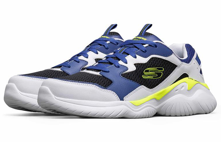Lookbook Skechers Falcore Lage Sneakers Zwart/Blauw 52601-BKRY