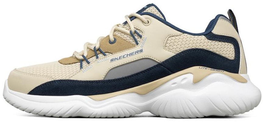 Skechers Falcore 耐磨 低筒 跑步鞋 男款 米白藍 Buy Skechers Falcore 耐磨 低筒 跑步鞋 男款 米白藍