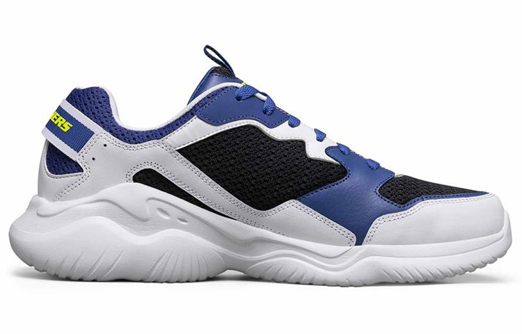 Order Skechers Falcore Low-Top Hitam/Biru 52601-BKRY