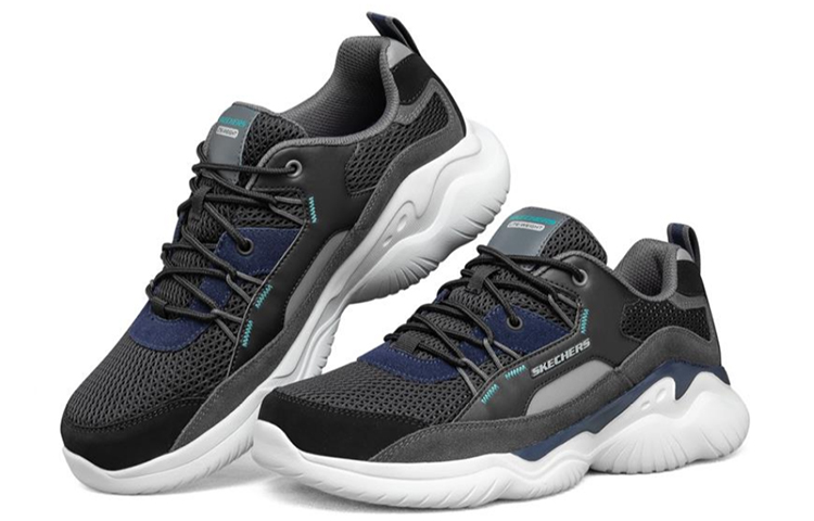 Lookbook Skechers Falcore Negro/Blanco/Azul 666144-BKMT