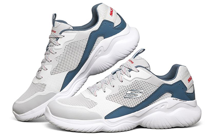 Lookbook 스케쳐스 팔코어 (라이트 그레이/네이비) 666134-LGNV