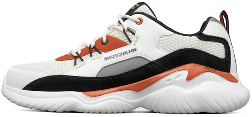 Skechers Falcore 低筒 跑步鞋 男款 白黑橘 Buy Skechers Falcore 低筒 跑步鞋 男款 白黑橘