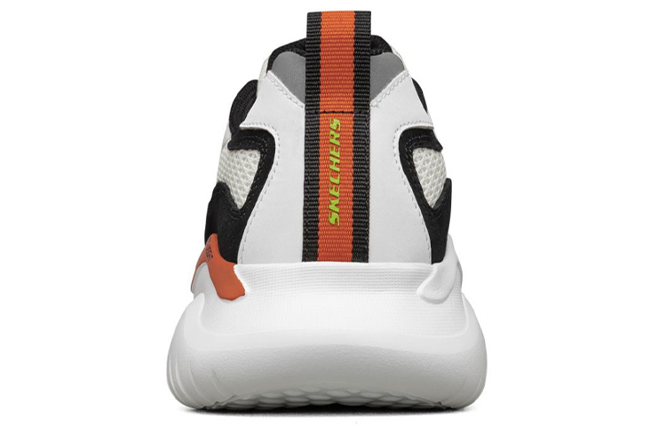 Shop Skechers Falcore 低筒 跑步鞋 男款 白黑橘