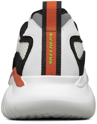 Skechers Falcore 低筒 跑步鞋 男款 白黑橘 Shop Skechers Falcore 低筒 跑步鞋 男款 白黑橘