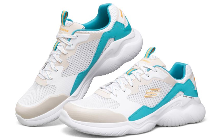 Lookbook 스케쳐스 팔코어 운동화 화이트/그린 (Skechers Falcore White/Green) 666134-NTAQ