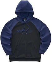 Skechers FASHION Colorblock Hoodie Unisex Knit Pullover Navy Blue L323U074-00DU Skechers FASHION Colorblock Hoodie Unisex Knit Pullover Navy Blue L323U074-00DU
