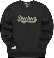Skechers Fashion Logo Print Knit Pullover Sweatshirt Unisex Carbon Black L323U075-0018 Skechers Fashion Logo Print Knit Pullover Sweatshirt Unisex Carbon Black L323U075-0018