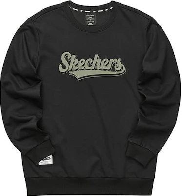 Skechers Fashion Logo Print Knit Pullover Sweatshirt Unisex Carbon Black L323U075-0018 Buy Skechers Fashion Logo Print Knit Pullover Sweatshirt Unisex Carbon Black L323U075-0018