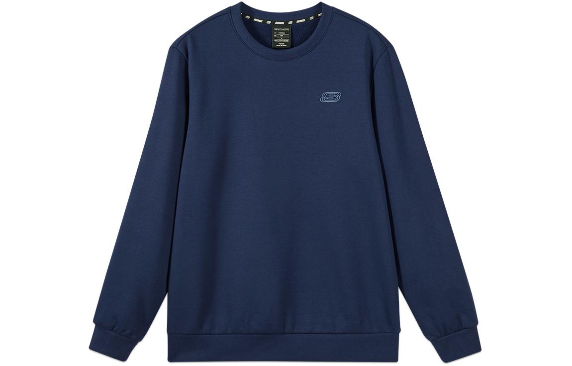 Skechers Fleece-Lined Crewneck Sweatshirt Unisex - Medieval Blue L422U129-007D