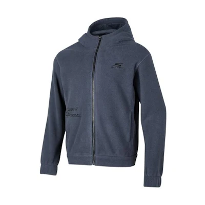 Skechers Fleece-Lined Outdoor Hoodie Jacket Dark Gray P423M069-00W5