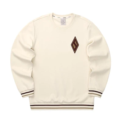 Skechers Fleece Crewneck Sweatshirt Off-White L123M008