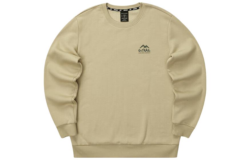 Skechers Fleece Crewneck Sweatshirt Scenic Lettering - Irish Cream L423M083-028R