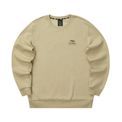 Skechers Fleece Crewneck Sweatshirt Scenic Lettering - Irish Cream L423M083-028R