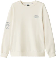 Skechers Fleece Retro Loose Fit Sweatshirt Unisex - Off-White L324U068-01SV Skechers Fleece Retro Loose Fit Sweatshirt Unisex - Off-White L324U068-01SV