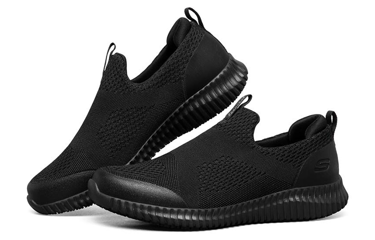 Lookbook Skechers Flex-Glow Slip-On ''Noir'' 77501-BLK