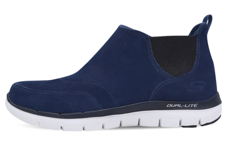 Skechers Flex Advantage 2.0 'Blue Suede Chelsea Boot' 52126-NVY
