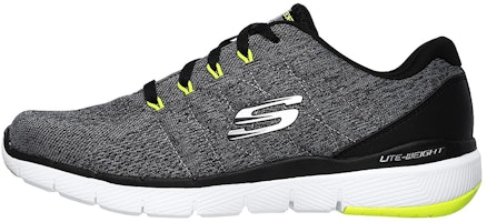 Skechers Flex Advantage 3.0 'Stally Grey' 52957-GYBK Skechers Flex Advantage 3.0 'Stally Grey' 52957-GYBK