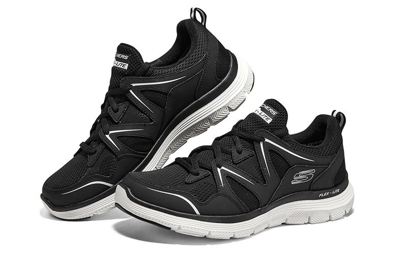 Lookbook Skechers Flex Advantage 4.0 'Black White' 232586-BKW