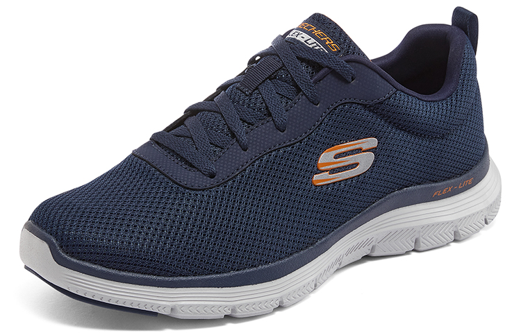 Lookbook Skechers Flex Advantage 4.0 'Biru' 232229-NVBL