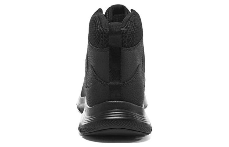 Shop Skechers Flex Advantage 4.0 Mid 'Hitam Keseluruhan' 232367-BBK