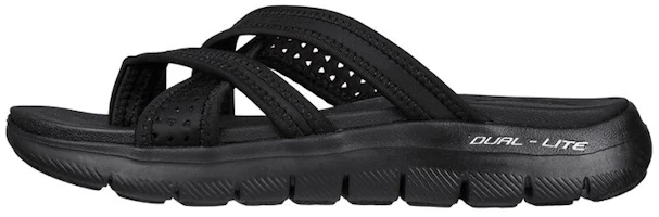 Skechers Flex Appeal 2.5 'Black Comfort Sport Slipper' 119269-BBK Skechers Flex Appeal 2.5 'Black Comfort Sport Slipper' 119269-BBK