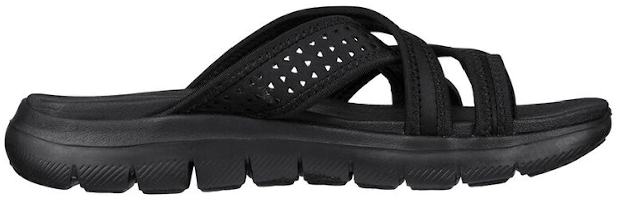 Skechers Flex Appeal 2.5 'Black Comfort Sport Slipper' 119269-BBK Order Skechers Flex Appeal 2.5 'Black Comfort Sport Slipper' 119269-BBK