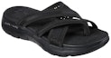 Lookbook Skechers Flex Appeal 2.5 'Black Comfort Sport Slipper' 119269-BBK