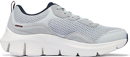 Skechers Flex Comfort 防滑耐磨 低幫 生活休閒鞋 男款 灰白 Order Skechers Flex Comfort 防滑耐磨 低幫 生活休閒鞋 男款 灰白