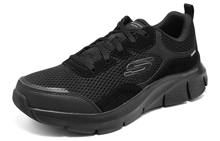 Lookbook Skechers Flex Comfort Rendah 'Hitam' 232685-BBK