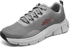 Lookbook Skechers 舒適百搭 防滑透氣 低幫 休閒鞋 男款 灰色