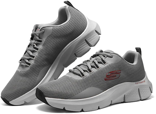 Skechers Flex Comfort Serron 'Grey' 232686-GYRD Shop Skechers Flex Comfort Serron 'Grey' 232686-GYRD