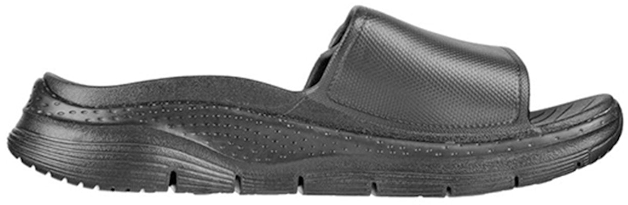 Skechers Foamies: Arch Fit-Feelin Fresh 運動拖鞋 全黑色 Order Skechers Foamies: Arch Fit-Feelin Fresh 運動拖鞋 全黑色