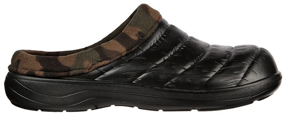 Skechers Foamies: 舒適露營者保暖包頭拖鞋 黑色 Order Skechers Foamies: 舒適露營者保暖包頭拖鞋 黑色